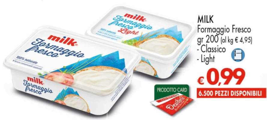 MILK Formaggio fresco