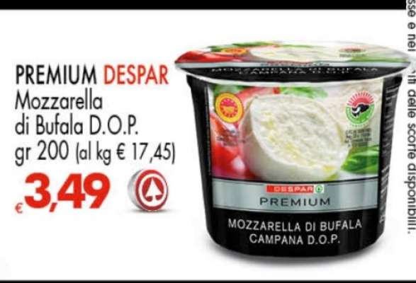 PREMIUM DESPAR Mozzarella di Bufala D.O.P.