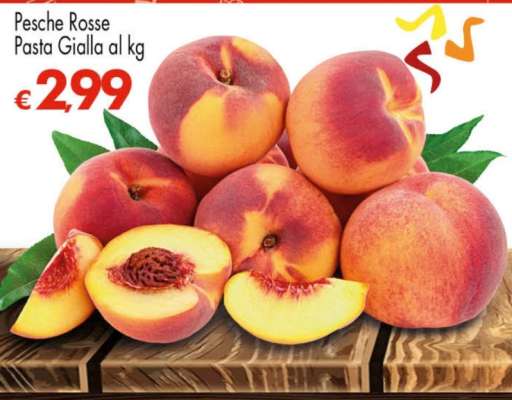 Pesche Rosse Pasta Gialla al kg