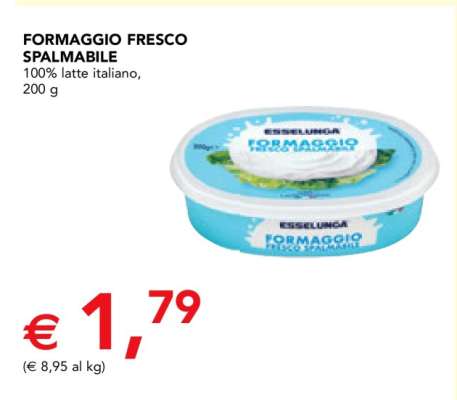 Formaggio fresco spalmabile