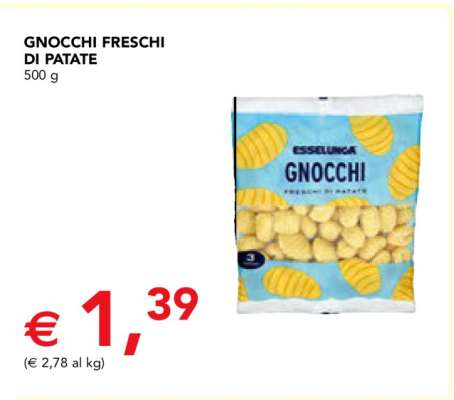 Gnocchi freschi di patate