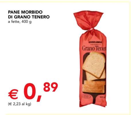 PANE MORBIDO DI GRANO TENERO