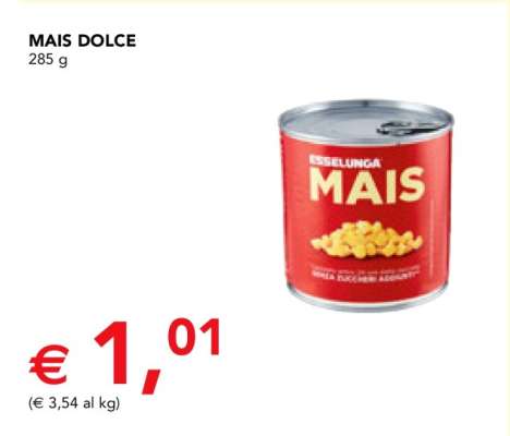 Mais dolce