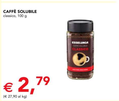 CAFFÈ SOLUBILE