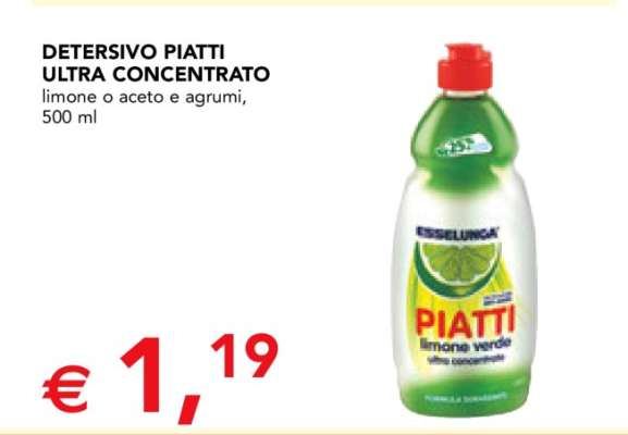 DETERSIVO PIATTI ULTRA CONCENTRATO