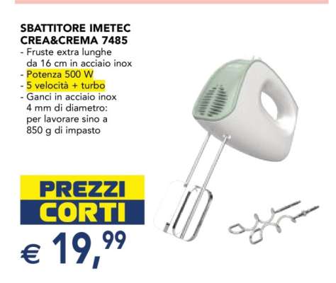 SBATTITORE IMETEC CREA&CREMA 7485