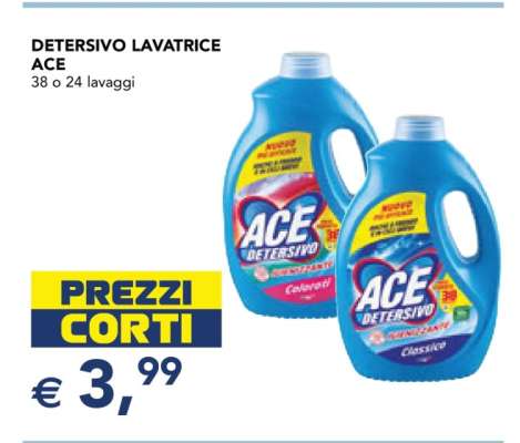 DETERSIVO LAVATRICE ACE