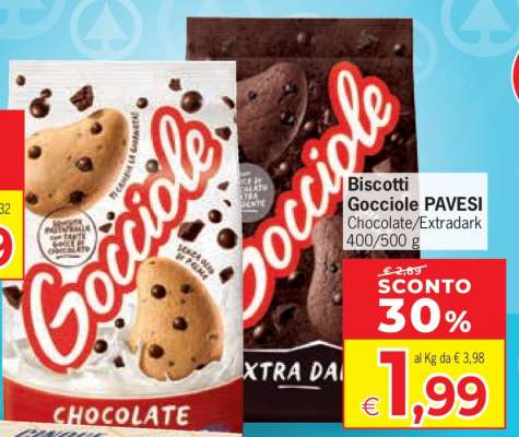 Biscotti Gocciole Pavesi