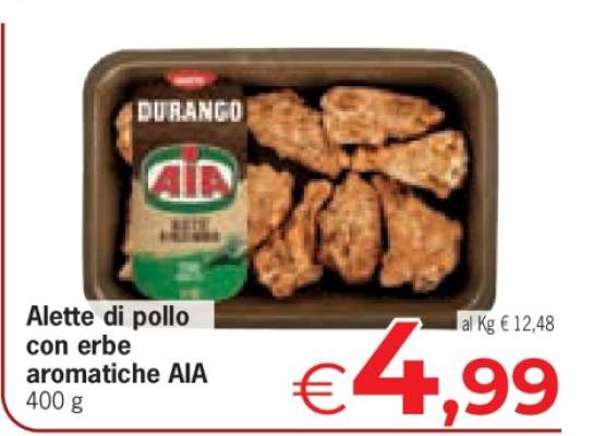 Alette di pollo con erbe aromatiche AIA