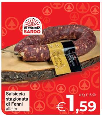 Salsiccia stagionata di Fonni
