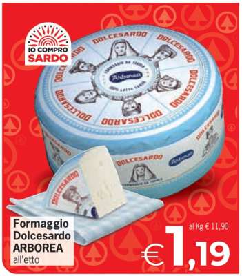 Formaggio Dolcesardo ARBOREA