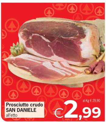 PROSCIUTTO CRUDO San Daniele