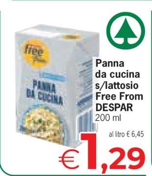 Panna da cucina s/lattosio Free From DESPAR