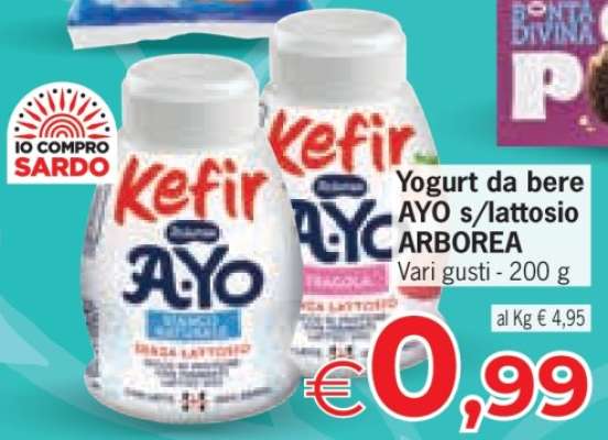 Yogurt da bere AYO s/lattosio ARBOREA