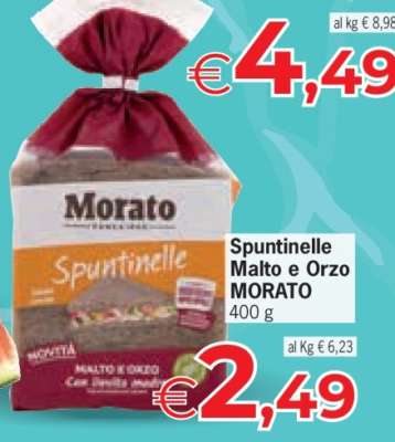 Spuntinelle Malto e Orzo MORATO