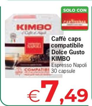 Caffè caps compatibile Dolce Gusto KIMBO