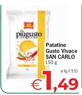 Patatine Gusto Vivace SAN CARLO