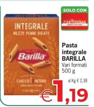 PASTA INTEGRALE BARILLA