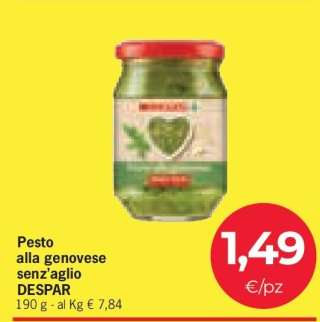 Pesto alla genovese senz'aglio