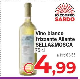 Vino bianco frizzante Aliante