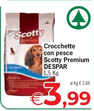Crocchette con pesce Scotty Premium DESPAR