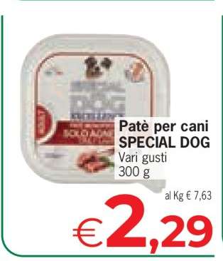 Patè per cani SPECIAL DOG
