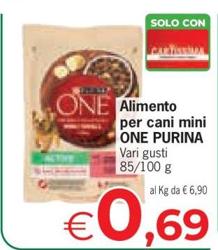Alimento per cani mini ONE PURINA