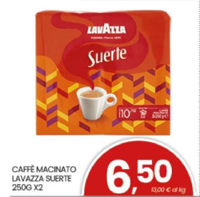 CAFFÈ MACINATO LAVAZZA SUERTE 250G X2