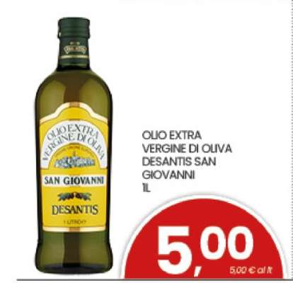 OLIO EXTRA VERGINE DI OLIVA DESANTIS SAN GIOVANNI