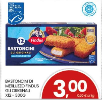 BASTONCINI DI MERLUZZO FINDUS GLI ORIGINALI