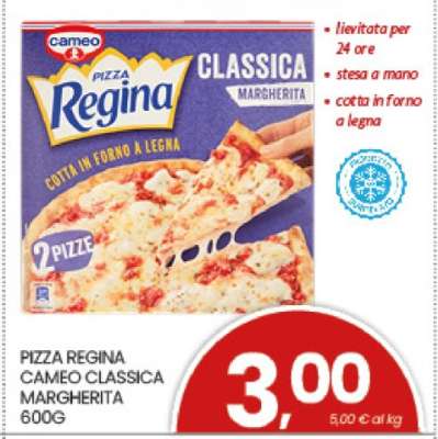 PIZZA REGINA CAMEO CLASSICA MARGHERITA 600G