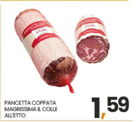 PANCETTA COPPATA MAGRISSIMA IL COLLE ALLETTO