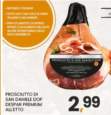 Prosciutto di San Daniele DOP