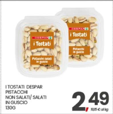 I TOSTATI DESPAR PISTACCHI