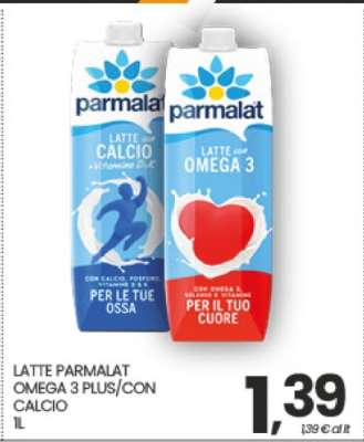 LATTE PARMALAT OMEGA 3 PLUS/CON CALCIO