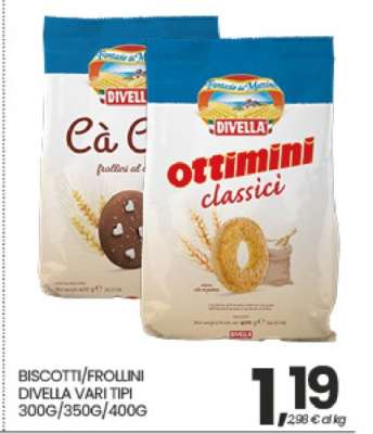 BISCOTTI/FROLLINI DIVELLA VARI TIPI