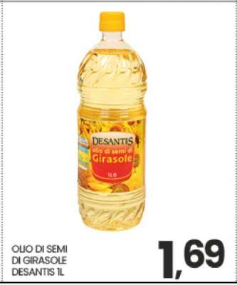 OLIO DI SEMI DI GIRASOLE DESANTIS 1L