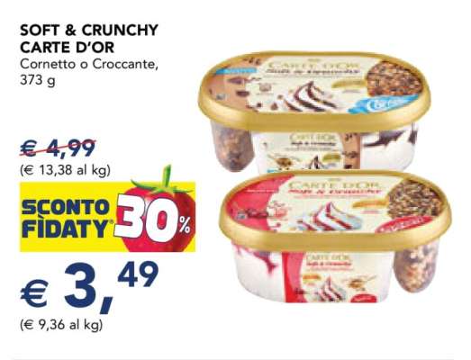 SOFT & CRUNCHY CARTE D’OR