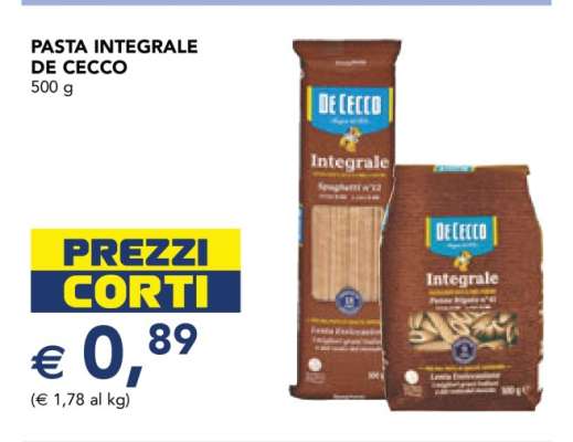 Pasta Integrale De Cecco