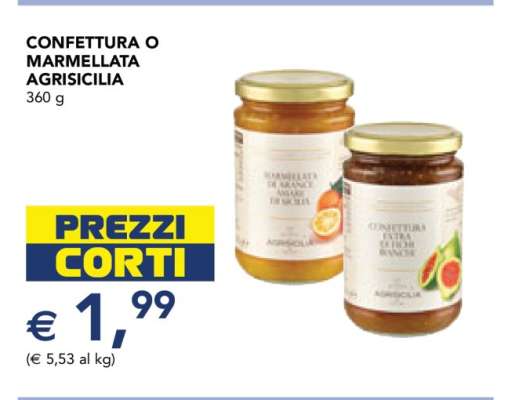 CONFETTURA O MARMELLATA AGRISICILIA