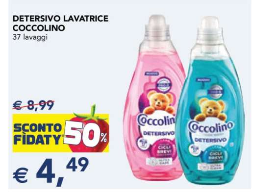 Detersivo Lavatrice Coccolino