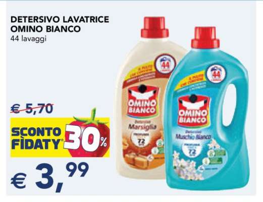 Detersivo Lavatrice Omino Bianco