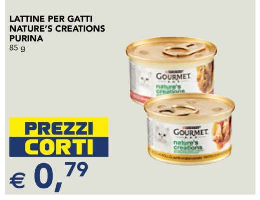 LATTINE PER GATTI NATURE’S CREATIONS PURINA