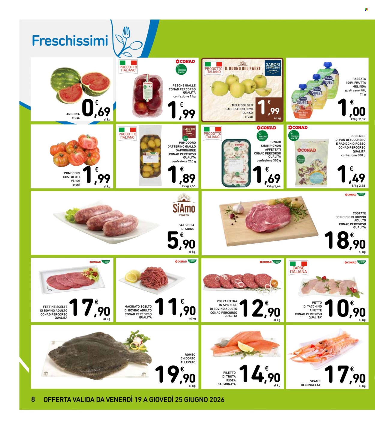 Leták Spazio Conad - 19.6.2026 - 25.6.2026. Strana 8