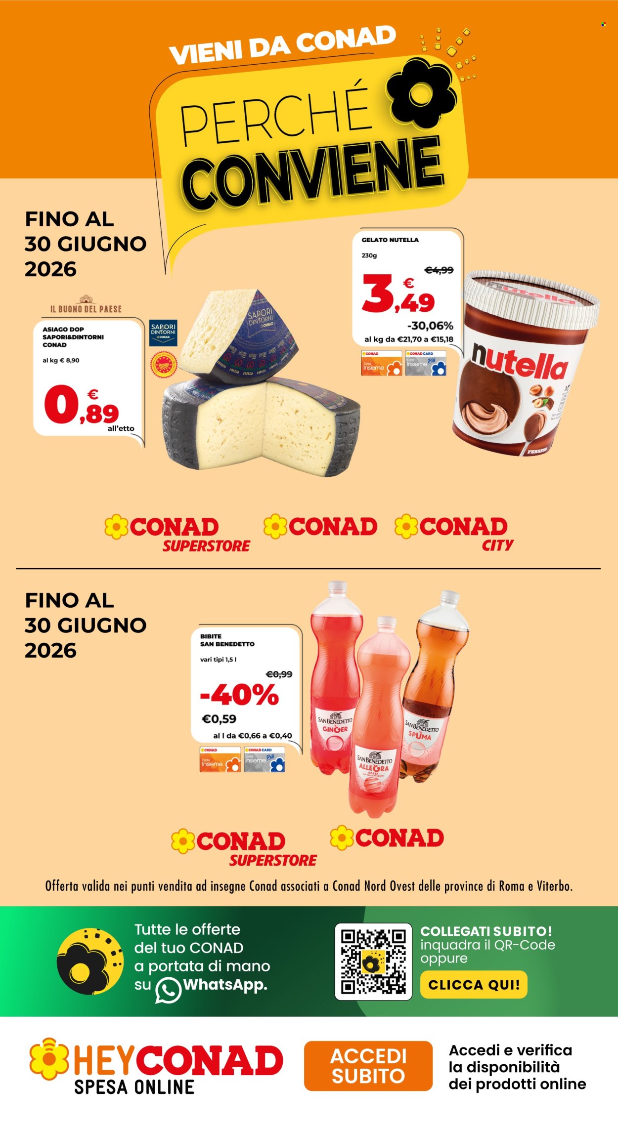 Volantino Conad - 17/6/2026 - 30/6/2026. Pagina 1