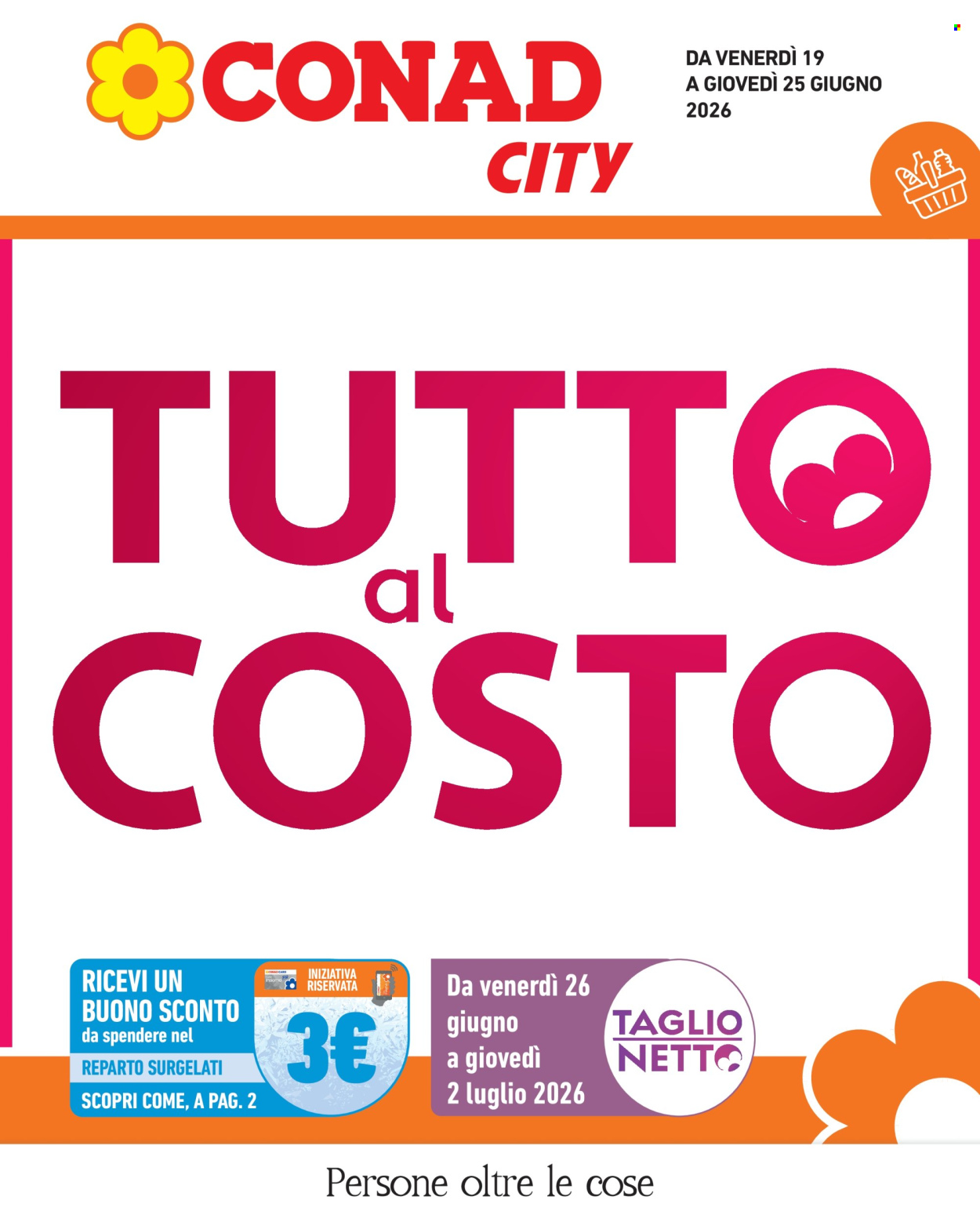 Volantino Conad - 19/6/2026 - 25/6/2026. Pagina 1