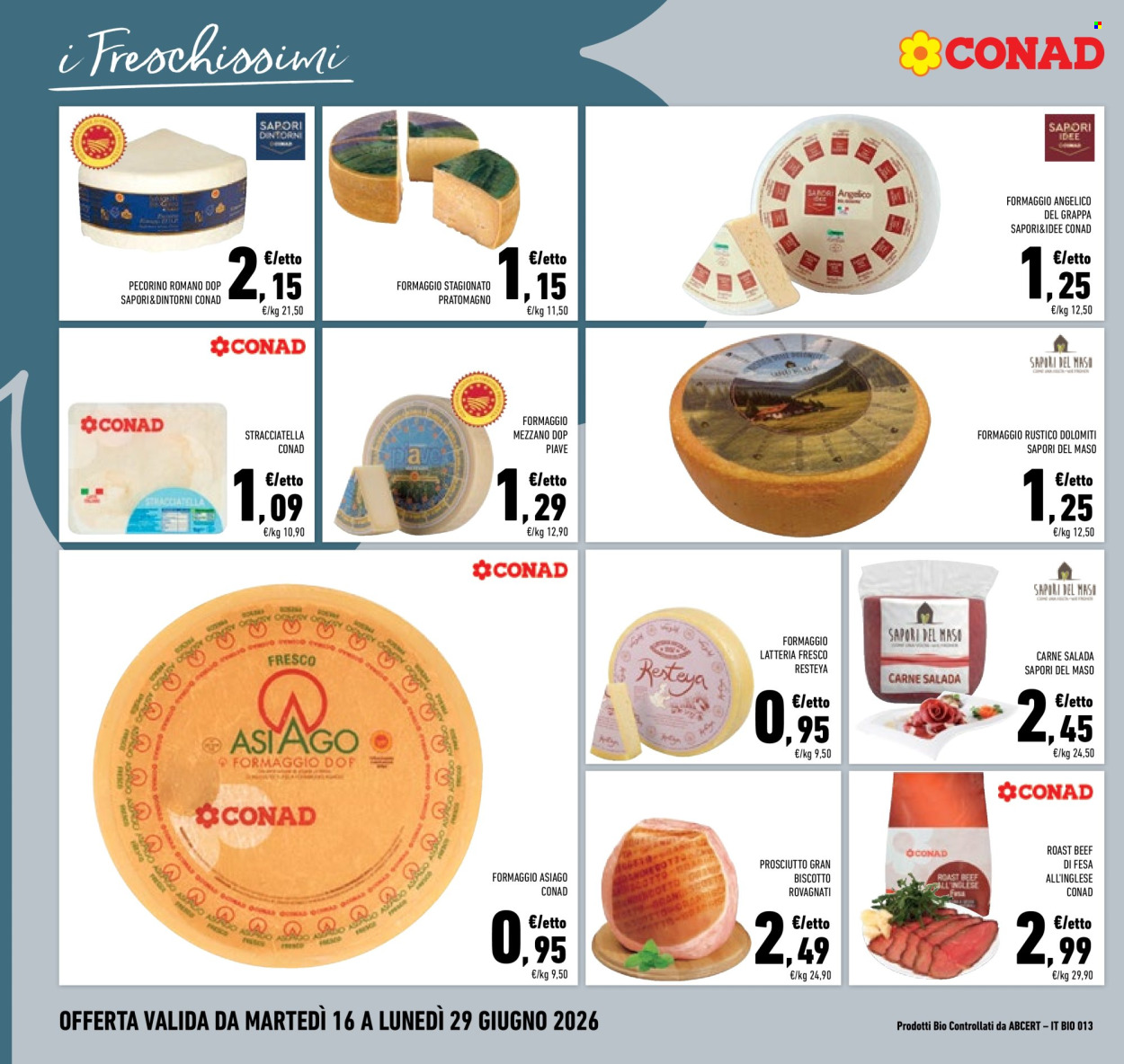 Volantino Conad - 16/6/2026 - 29/6/2026. Pagina 8