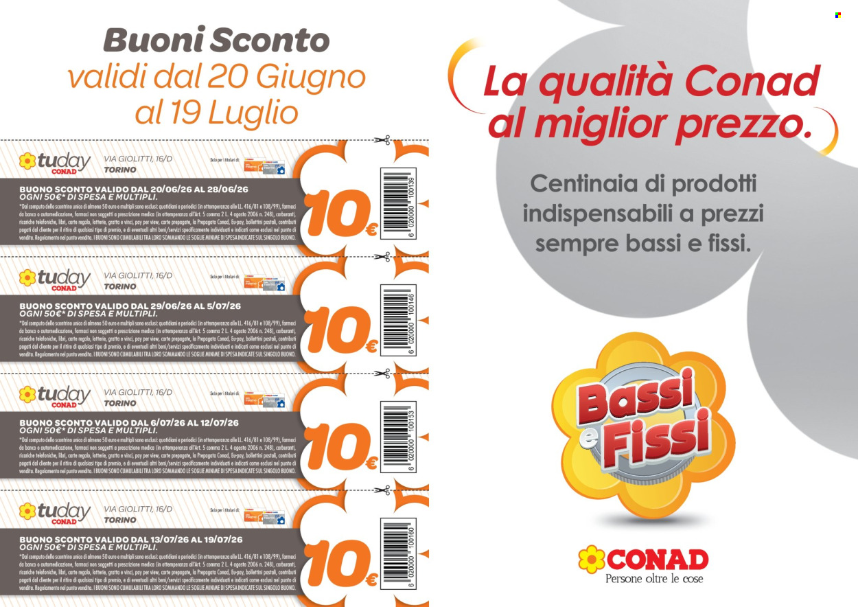Leták TuDay Conad - 20.6.2026 - 31.7.2026. Strana 4