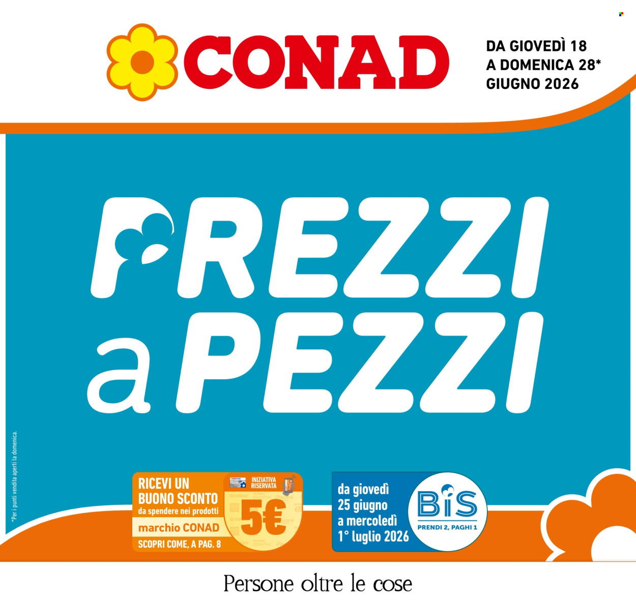 Volantino Conad - 18/6/2026 - 28/6/2026. Pagina 1
