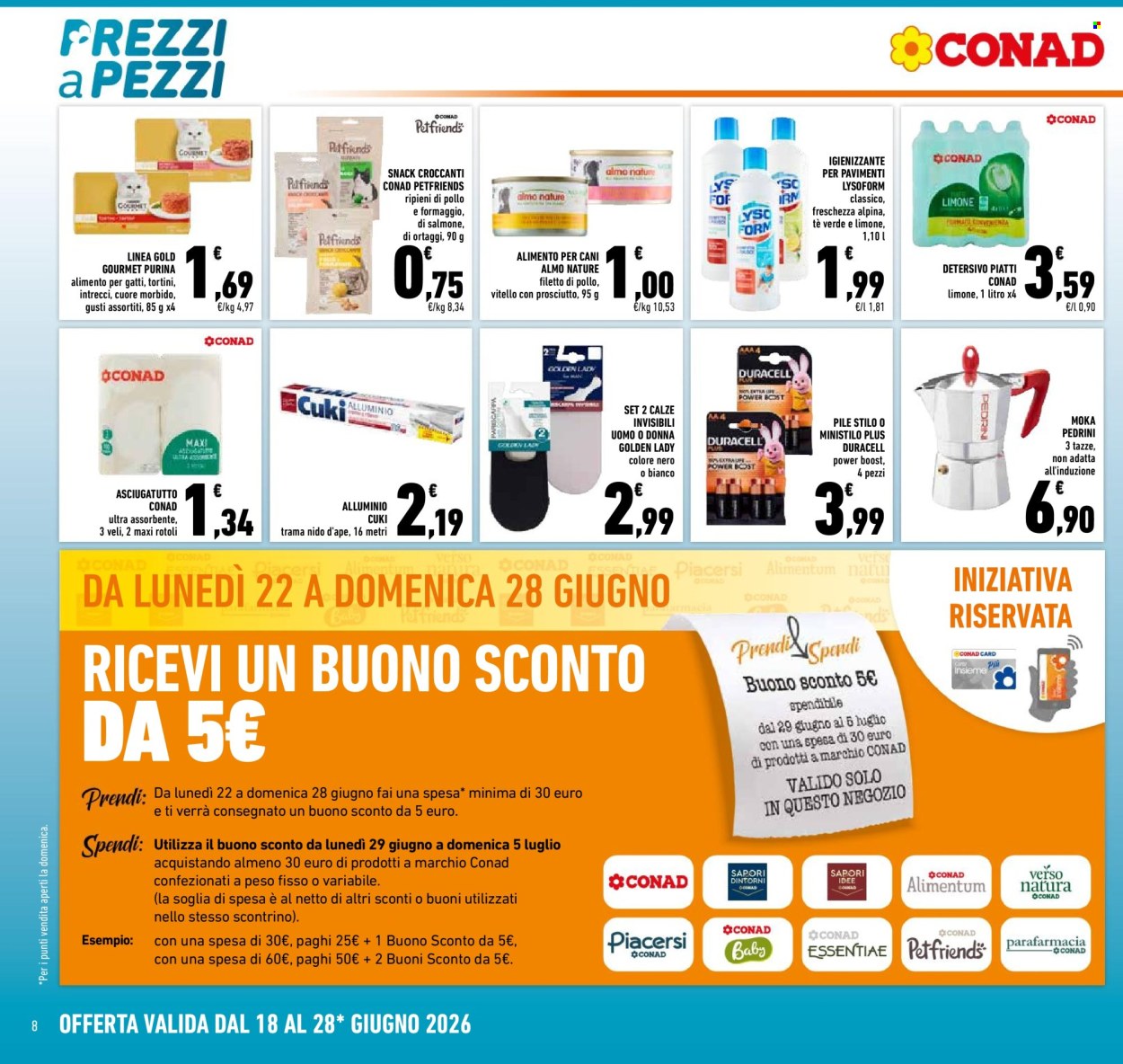 Volantino Conad - 18/6/2026 - 28/6/2026. Pagina 8